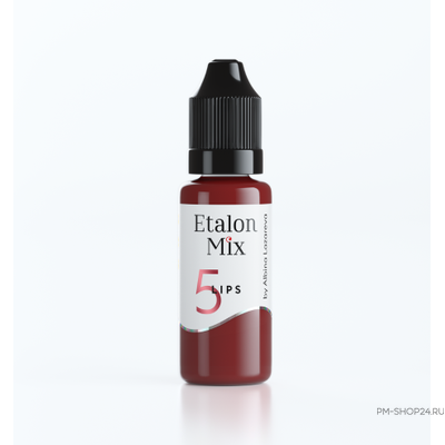 Etalon Mix №5 Cherry Mousse Вишнёвый мусс для татуажа губ в pm-shop24.ru. Эталон Микс