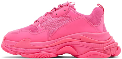Balenciaga Triple S Sneaker Fluorescent Pink женские