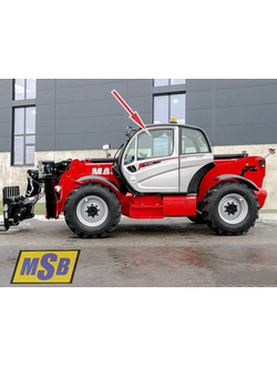 Стекло дверное левое верхнее на Manitou MT1840