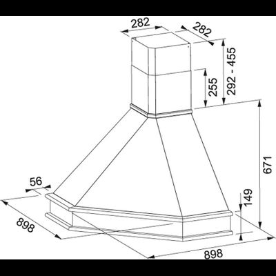 FCS 90 O1 EV8 (321.0592.491) неокр.вытяжка