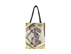 Сумка-шоппер  вертикальная год Кролика №17