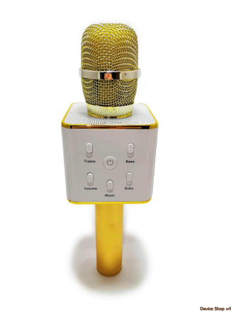 Удобный караоке-микрофон TUXUN Q7 в футляре pink + ПОДАРОК
