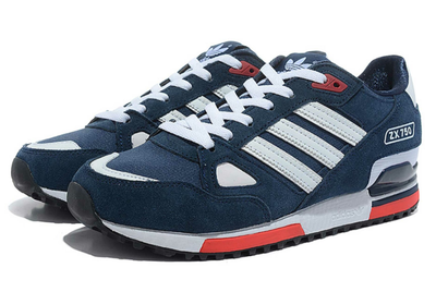 Adidas ZX 750 Dark Blue red White
