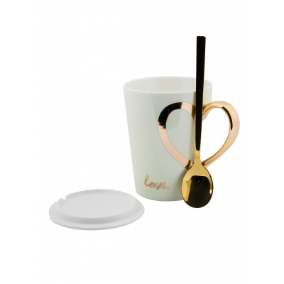 Кружка Для любимых с ложкой, 300мл