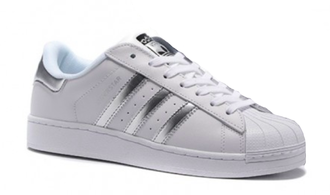 Adidas SuperStar Белые с серым (36-40) Арт. 011МF