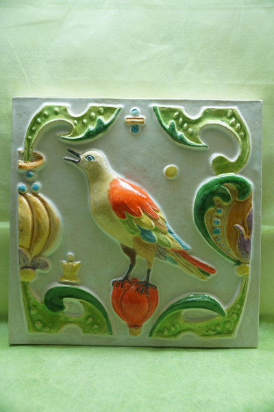 Соловей свободы (фасадный изразец)