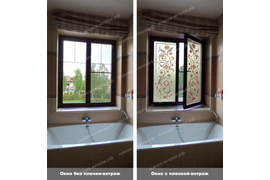 Изготовление пленки с витражным рисунком из каталога компании