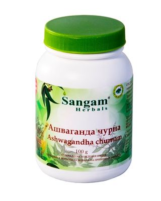 Ашваганда чурна (Ashwagandha churnam) Sangam Herbals, 100 гр
