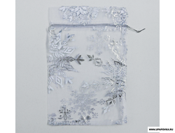 Мешочек органза «Снежинка» 16 x 24 см