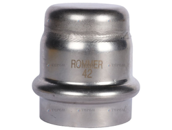 Заглушка ROMMER ВПр 42 из нержавеющей стали прессовой