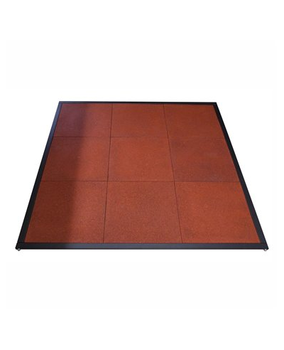 Помост для занятий гиревым спортом 1500х1500х20, резина AV897/80