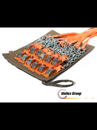 Комплект браслетов противоскольжения Secura 4WD R14-R18 для легковых а/м, кроссоверов и небольших внедорожников массой до 2000 кг, 12 шт