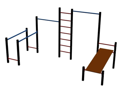 Спортивная площадка Workout W151