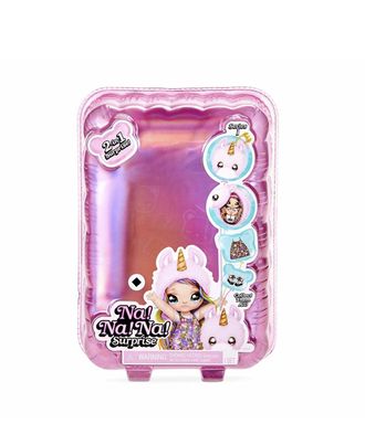MGA Entertainment Кукла-загадка Na! Na! Na! Surprise 2-in-1 Fashion Doll &amp; Plush Pom with Confetti Balloon, 564737