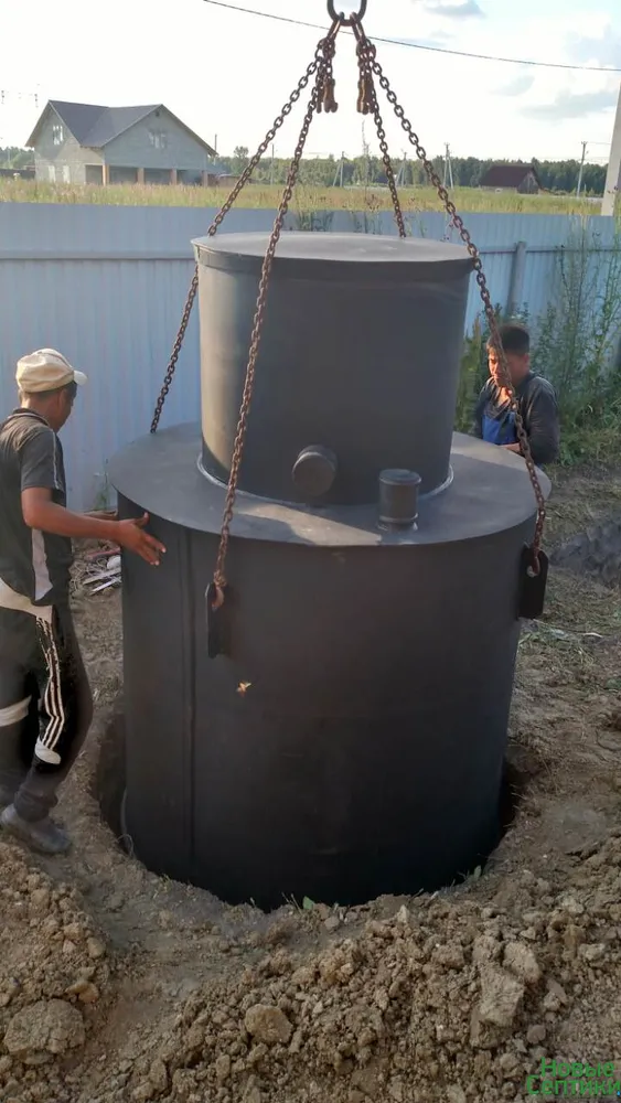 Установка септика Крот 2,4 (Решетниково, 2017)