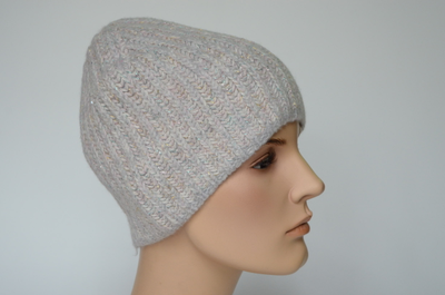 Кашемировая шапка женская вязаная Италия Визио 1106