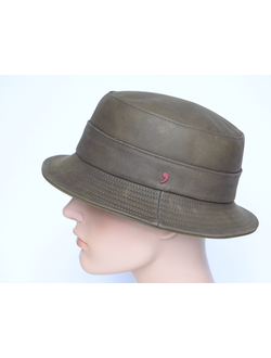 Шляпа Италия кожа Alfonso D ' Este 41936 зеленая