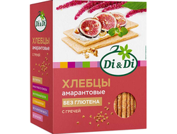 Хлебцы амарантовые кукурузно-рисовые с гречей, 195г (Di&Di)