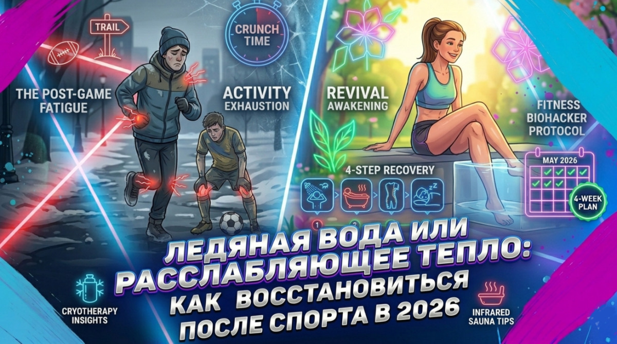 Холодный душ или горячая ванна: что быстрее поставит на ноги после активного дня