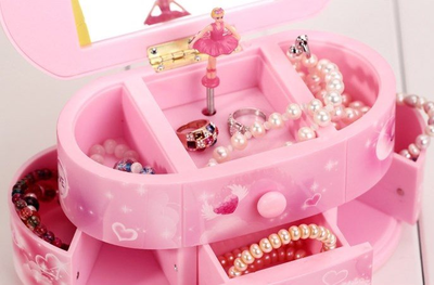 Шкатулка музыкальная Комод с танцующей балериной для девочки