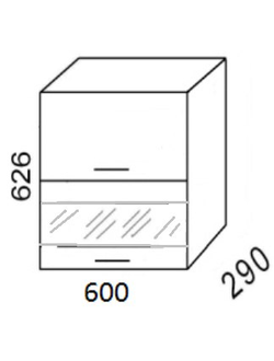 Шкаф ВС600Г Эра Дуб Горный (Эра)