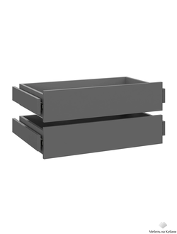ШК 5 Комплект из 2-х ящиков для шкафа 800 / 1200 / 1600 графит серый