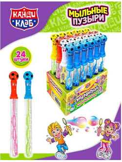 Мыльные пузыри "Надуватели" (Футбол) 60мл 24шт*12 блоков