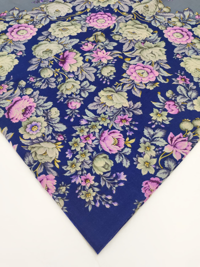 Павловопосадский платок Молодильные яблочки 1944-1