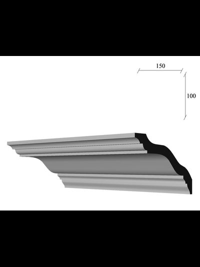 карниз гладкий К-05