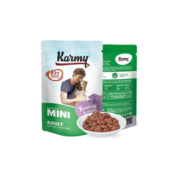 Karmy Mini Adult (Карми Мини Эдалт) влажный корм (пауч) для собак мелких пород, ягнёнок 80 г