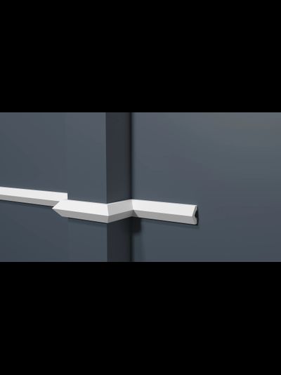 Молдинг Decor Dizain DD642, дюрополимерный, влагостойкий, под покраску, длина 3 м