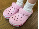 Crocs Bayaband Clogs Детские бледно-розовые