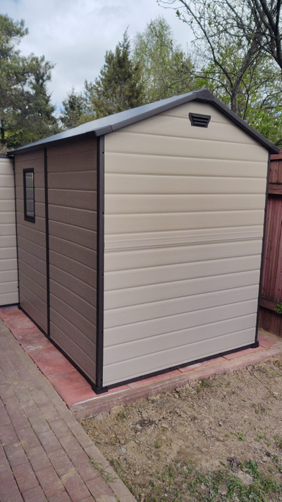 Сарай "Манор 6x8DD" (размеры 177х230 см), бежевый