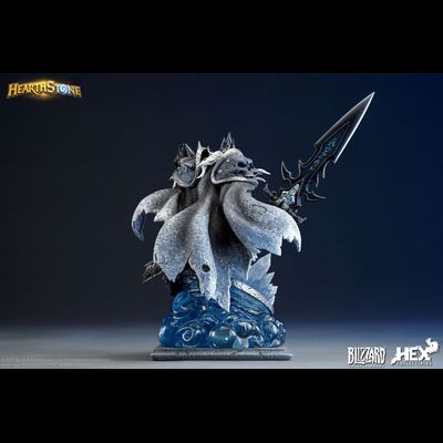 Король-Лич (серия Warcraft, HearthStone) - КОЛЛЕКЦИОННАЯ СТАТУЯ 1/10 The Lich King (HEXHS002) - HEX Collectibles x Blizzard