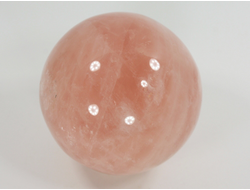Шар Розовый кварц, Мадагаскар (60 мм, 301 г) №35385