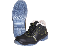 Ботинки ПРОФИ-ЗИМА РТ, кожа, иск. мех, ПУ-ТПУ