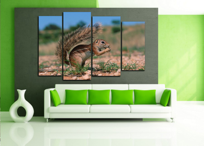 Модульная картина "Маленький грызун"