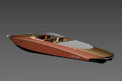 Глиссирующий скоростной катер KS-900