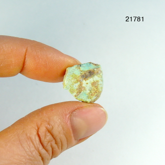 Бирюза натуральная (необработанная) Казахстан арт.21781: 3,3г - 16*15*11мм