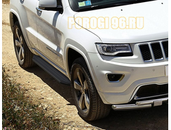 Пороги на Jeep Grand Cherokee черные