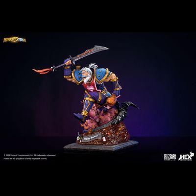 Лирой Дженкинс (серия Warcraft, HearthStone) - КОЛЛЕКЦИОННАЯ СТАТУЯ 1/10 Leeroy Collector's Statue (HEXHS08) - HEX Collectibles x Blizzard