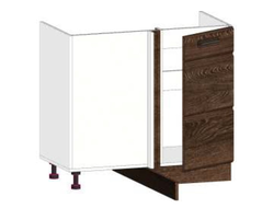 Кухня "Канзас", Стол СМУ-100 под мойку правый