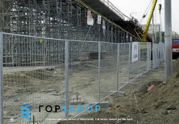 Временное строительное ограждение с доставкой