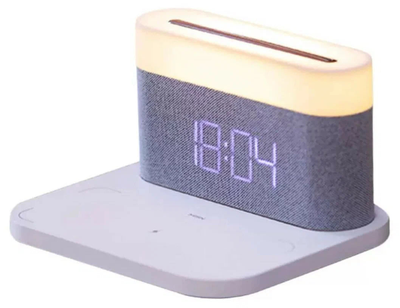 Ночник с часами Xiaomi Youpin VFZ для беспроводной зарядки C-WCLL-C01 White