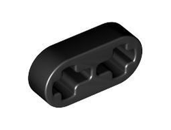 Technic, Liftarm Thin 1 x 2 - Axle Holes, Black (41677 / 4164133 / 4167726 / 6338428)