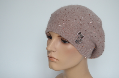 Vizio Италия 6943 ВО берет одинарный розовый 17 цвет