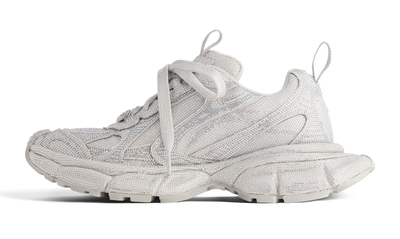 Balenciaga 3XL Trainers With Rhinestones Light Grey