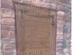 Состаренные двери из масива