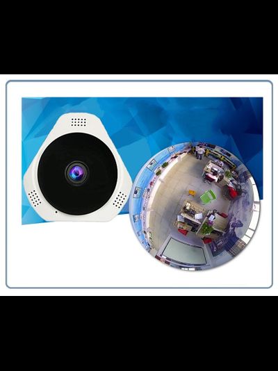 DBPOWER_SS. Потолочная- настенная WiFi видеокамера панорамная с DVR (fish_v380_W), HD 960P (V380 Pro)