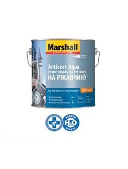 Marshall Anticorr Aqua грунт-эмаль по металлу на ржавчину на водной основе